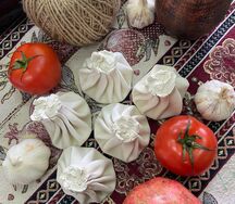 Хинкали с бараниной