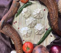 Хинкали с картофелем и сыром