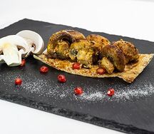 Грибы на мангале