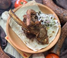 Шашлык из бараньей корейки