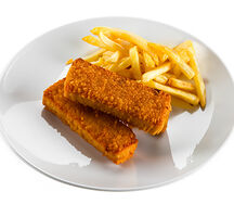 Куриные палочки с картофелем фри