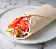 Люля-кебаб из курицы в лаваше 
