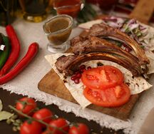 Шашлык из бараньей корейки