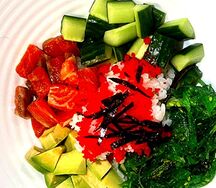 Поке с лососем