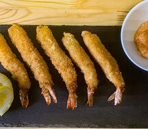 Креветки в темпуре