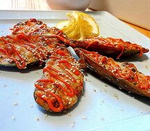 Мидии Гриль 