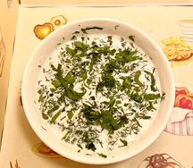 Окрошка на кефире