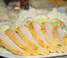 Цезарь с курицей