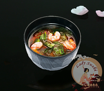 Эби сяке суп