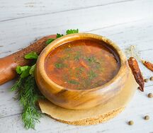 Борщ с мясом