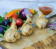 Шашлык из куриной голени