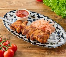 Шашлык из куриных крылышек
