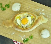 Хачапури с грибами