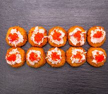 Жаренный ролл Вулкан