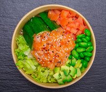 Поке с лососем