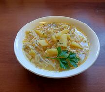 Лапша куриная