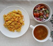 Обед Тележка еды Вторник