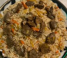 Плов с говядиной на компанию