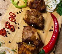Шашлык из cвинoй шейки на гриле