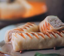 Блины с курицей