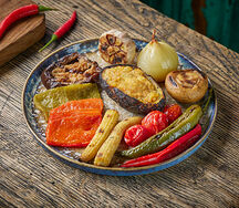 Запечённые овощи по-грузински