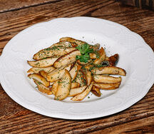 Грибы белые жареные