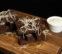 Ржаные гренки с чесноком