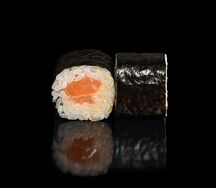 Мини-ролл с острым лососем new
