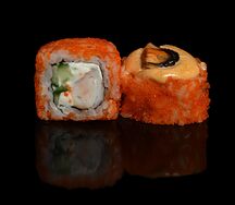 Запечённый ролл Яки Спайси new