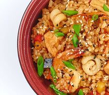 Тяхан с морепродуктами