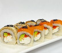 Ролл Филадельфия угорь и лосось