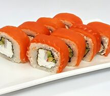 Ролл Филадельфия с тигровой креветкой Гранд