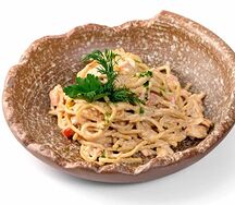 Спагетти а-ля Цезарь