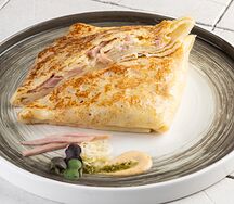 С ветчиной и сыром