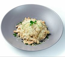 Ризотто с курицей и грибами