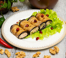 Баклажаны с орехами