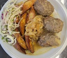 Люля-кебаб с картошкой