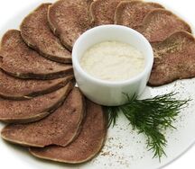 Говяжий язык с хреном