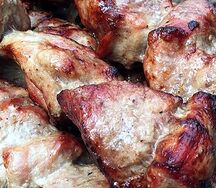 Шашлык из cвинoй шейки