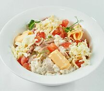 Каша с беконом