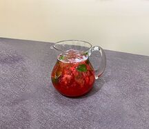 Лимонад клубничный с мятой