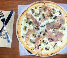 Пицца Ветчина с грибами 