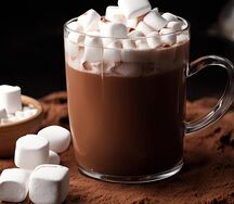Какао с зефирками