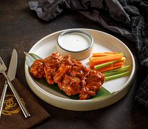 Крылышки в соусе барбекю