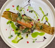 Салат лодочка с авокадо