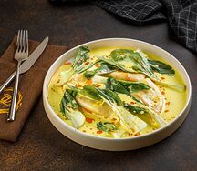 Кальмары в сливочном соусе