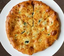 Хачапури по-мегрельски со шпинатом