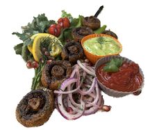 Грибы на углях