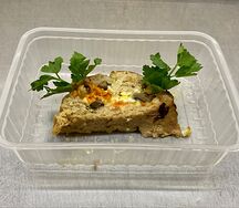 Рулет мясной с грибами