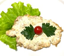Куриная грудка с соусом тартар